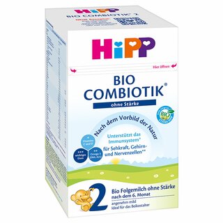 HiPP Organic Follow-on Formula 2 Combiotik WITHOUT STARCH 600g (21.16oz)