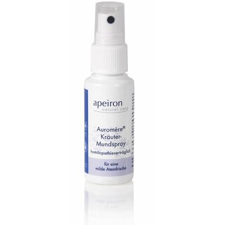 Apeiron Auromre Herbal Mouth Spray - Menthol Free 30ml